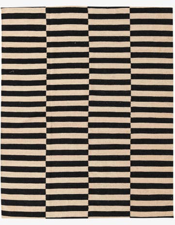 5' x 6' 2 Hand Woven Kilim Modern Wool Rug
