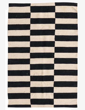 2' 6 x 3' 10 Hand Woven Kilim Modern Wool Rug
