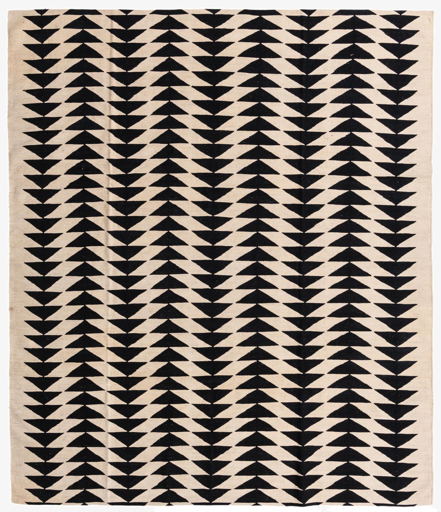 8' 3 x 10'  Hand Woven Kilim Modern Wool Rug