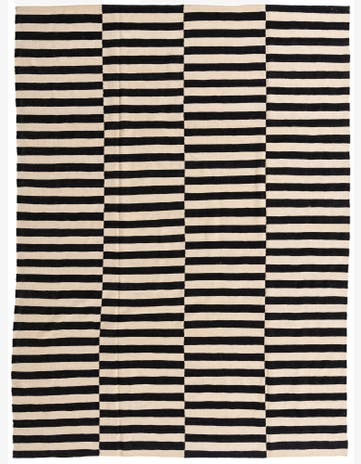 8' 2 x 11' 1 Hand Woven Kilim Modern Wool Rug