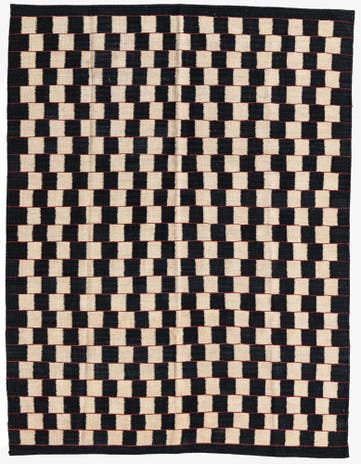 4' 10 x 6' 4 Hand Woven Kilim Modern Wool Rug