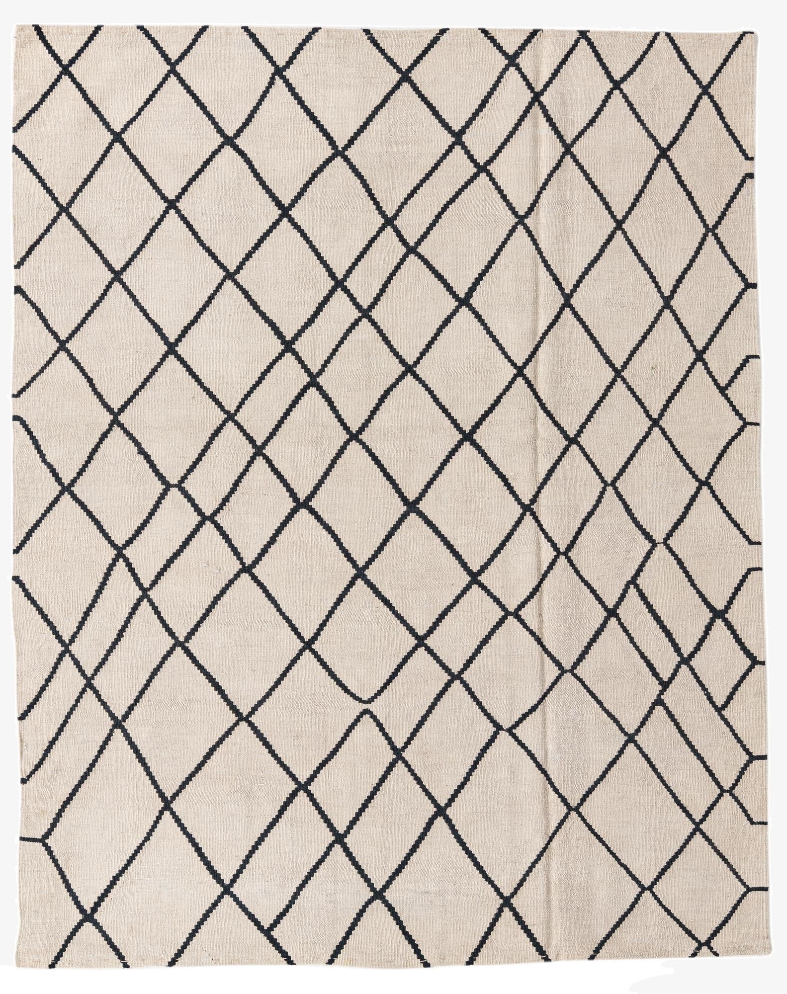 5' 1 x 6' 6  Hand Woven Kilim Modern Wool Rug