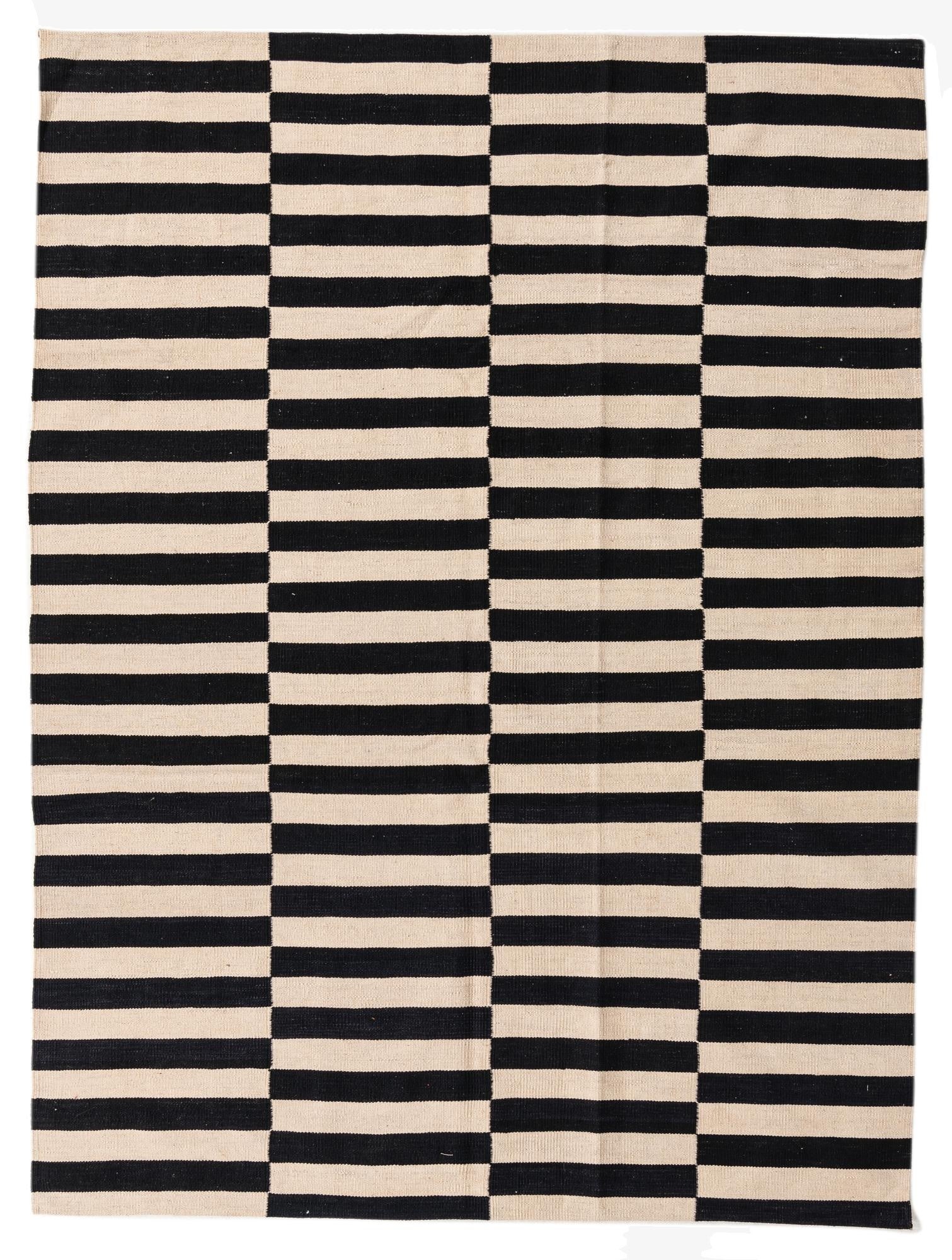 5' 9 x 7' 9  Hand Woven Kilim Modern Wool Rug