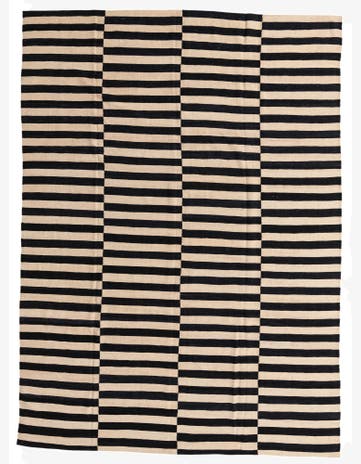 8' 1 x 11' Hand Woven Kilim Modern Wool Rug