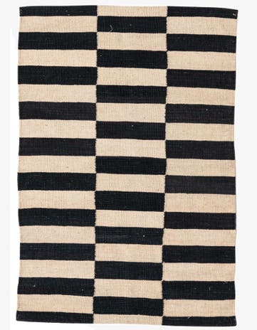 2' 7 x 3' 10 Hand Woven Kilim Modern Wool Rug