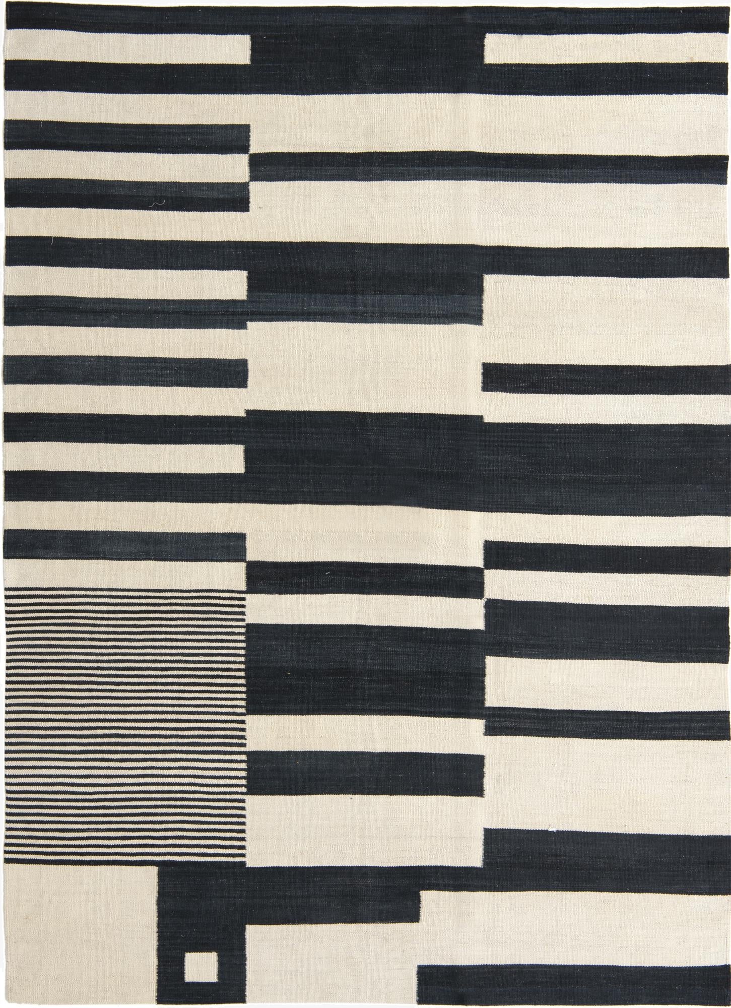 5' 9 x 7' 9  Hand Woven Kilim Modern Wool Rug