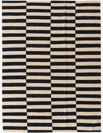 5' 9 x 7' 9 Hand Woven Kilim Modern Wool Rug