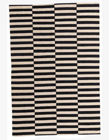 6' 8 x 9' 8 Hand Woven Kilim Modern Wool Rug