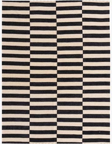 5' 8 x 7' 7 Hand Woven Kilim Modern Wool Rug