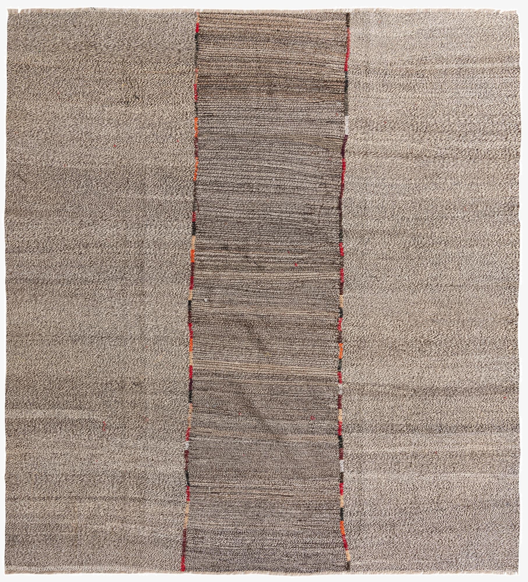8' 8 x 9' 4  Hand Woven Kilim Modern Wool Rug
