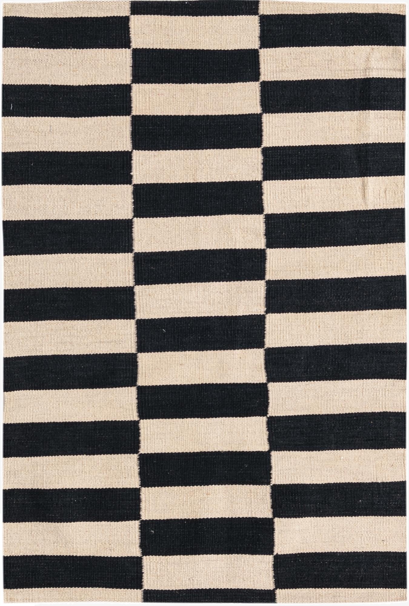 2' 7 x 3' 10  Hand Woven Kilim Modern Wool Rug