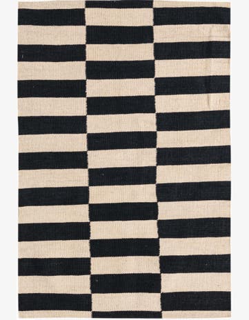 2' 7 x 3' 10 Hand Woven Kilim Modern Wool Rug