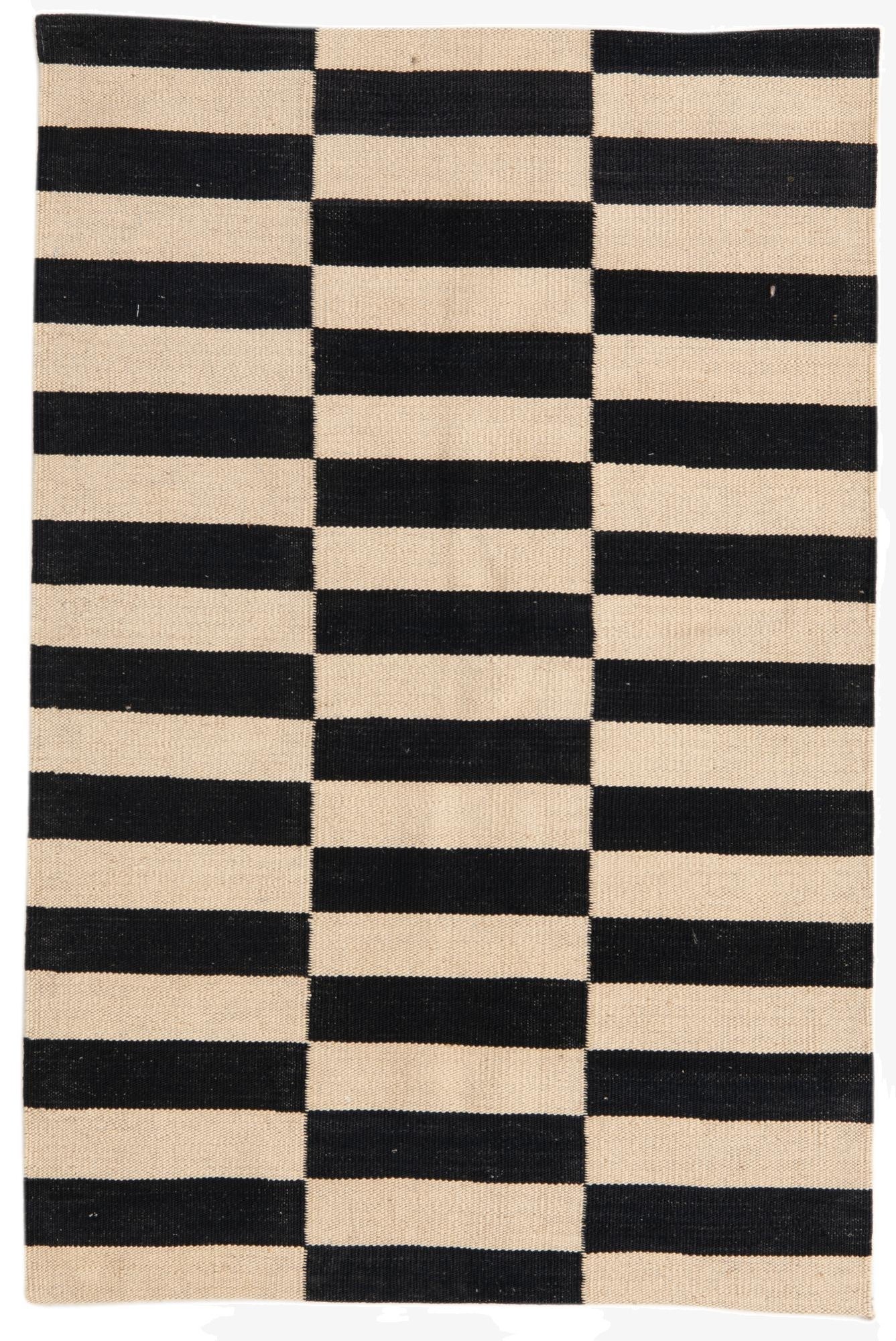 2' 7 x 3' 10  Hand Woven Kilim Modern Wool Rug