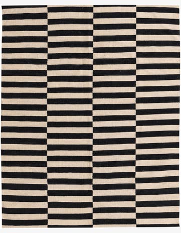 5' 1 x 6' 5 Hand Woven Kilim Modern Wool Rug