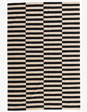 6' 7 x 9' 9 Hand Woven Kilim Modern Wool Rug