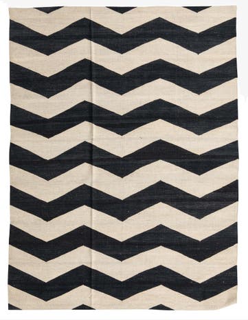 5' 10 x 7' 8 Hand Woven Kilim Modern Wool Rug