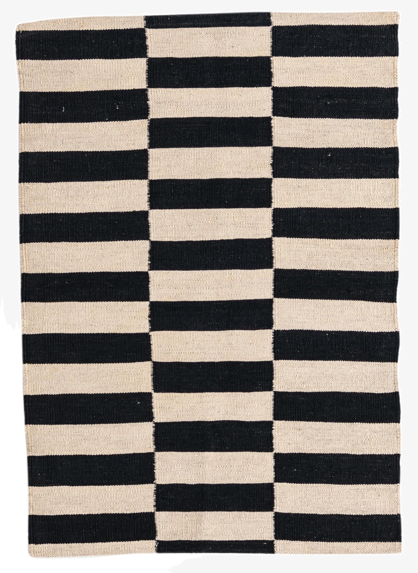 2' 8 x 3' 10  Hand Woven Kilim Modern Wool Rug