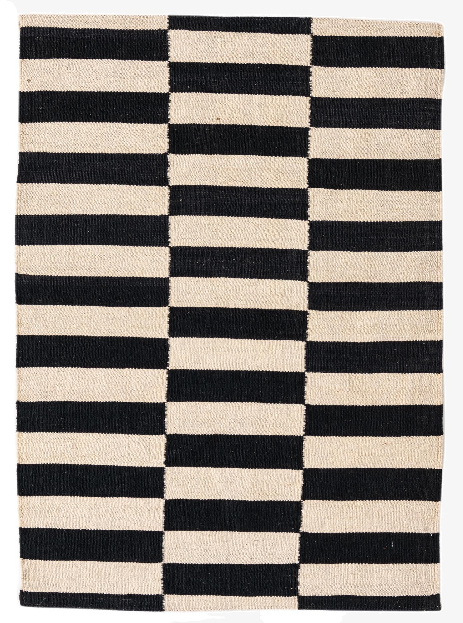 2' 9 x 3' 10  Hand Woven Kilim Modern Wool Rug