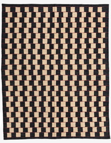 5' x 6' 3 Hand Woven Kilim Modern Wool Rug