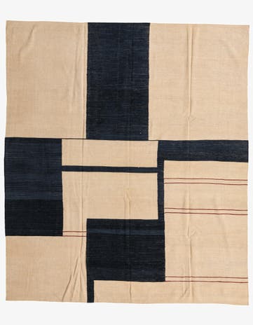 8' 3 x 9' 6 Hand Woven Kilim Modern Wool Rug