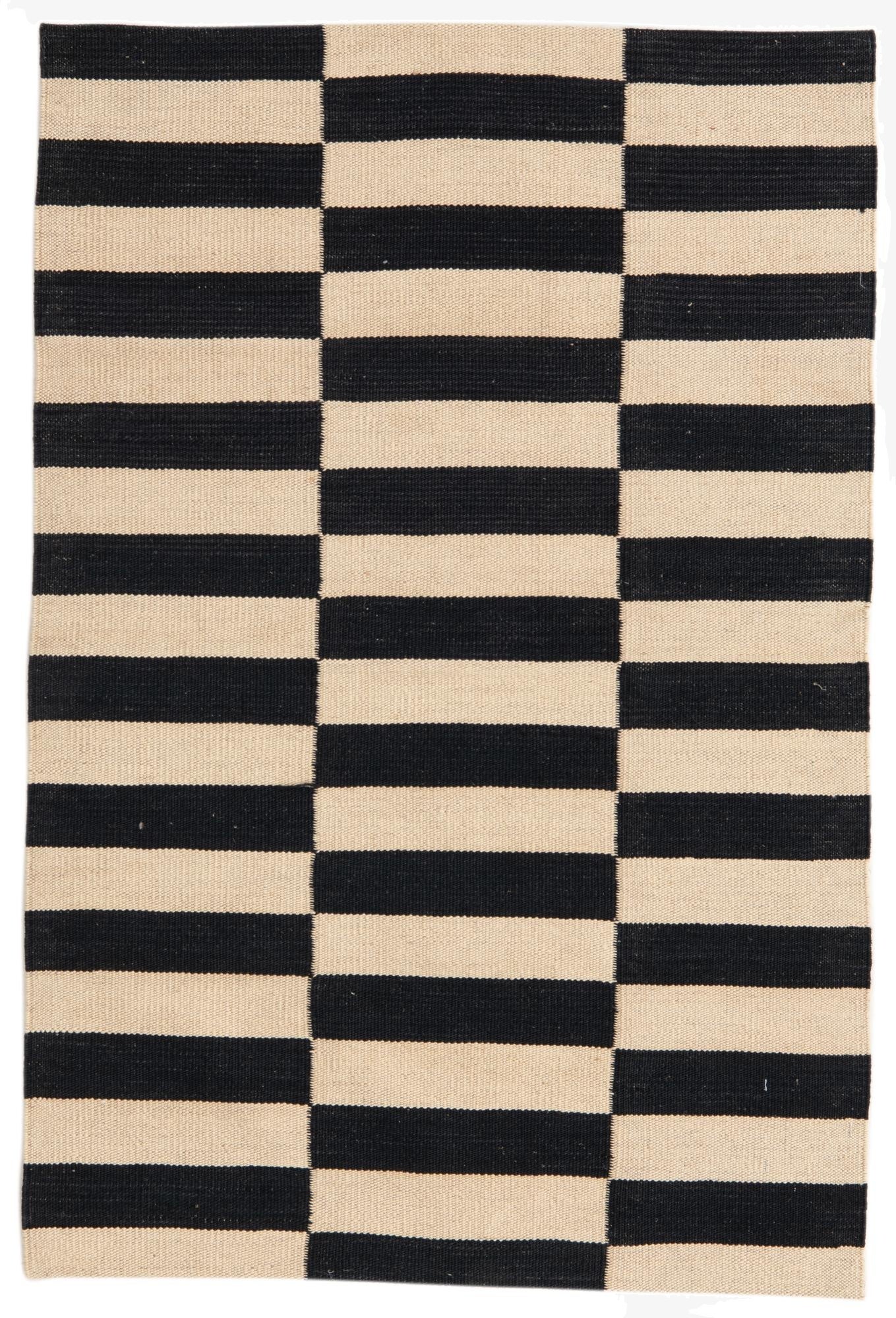 2' 7 x 3' 10  Hand Woven Kilim Modern Wool Rug