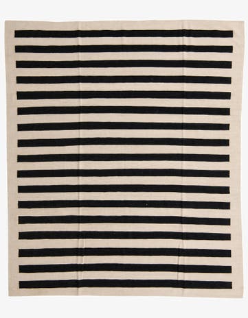 8' 2 x 9' 8 Hand Woven Kilim Modern Wool Rug