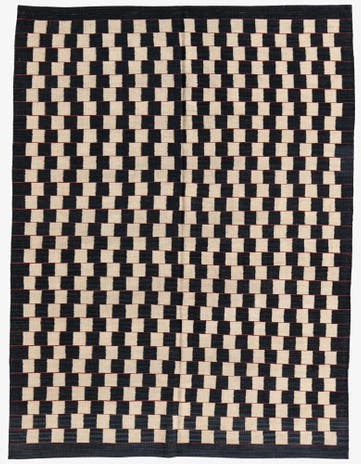5' 9 x 7' 8 Hand Woven Kilim Modern Wool Rug