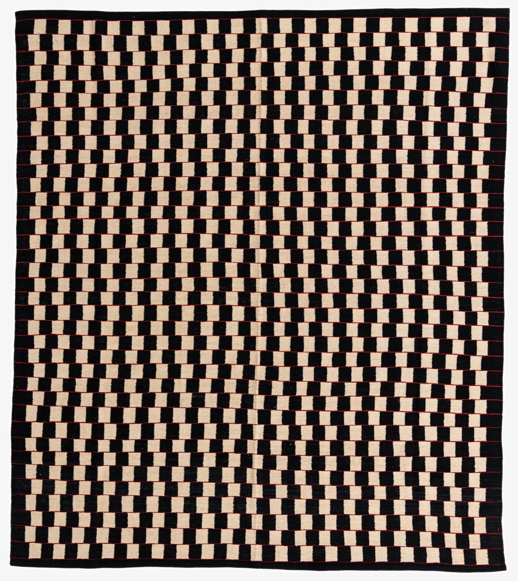 8' 3 x 9' 5  Hand Woven Kilim Modern Wool Rug