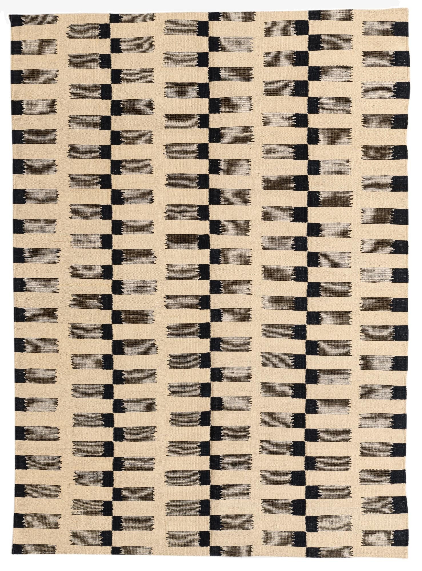 5' 6 x 7' 8  Hand Woven Kilim Modern Wool Rug