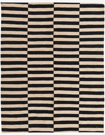 4' 11 x 6' Hand Woven Kilim Modern Wool Rug