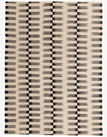 6' 9 x 9' 4 Hand Woven Kilim Modern Wool Rug
