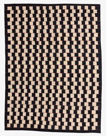 5' 9 x 7' 7 Hand Woven Kilim Modern Wool Rug
