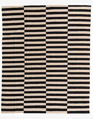 7' 11 x 9' 9 Hand Woven Kilim Modern Wool Rug