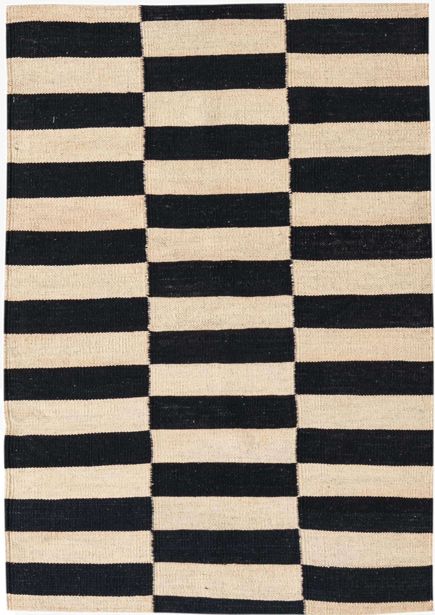 2' 8 x 3' 9  Hand Woven Kilim Modern Wool Rug