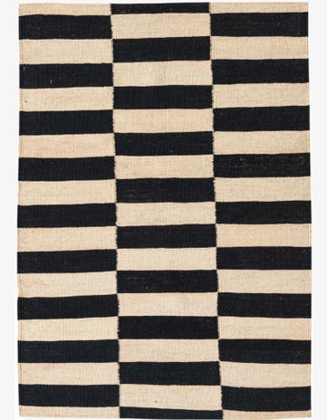 2' 8 x 3' 9 Hand Woven Kilim Modern Wool Rug