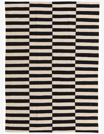 5' 6 x 7' 10 Hand Woven Kilim Modern Wool Rug