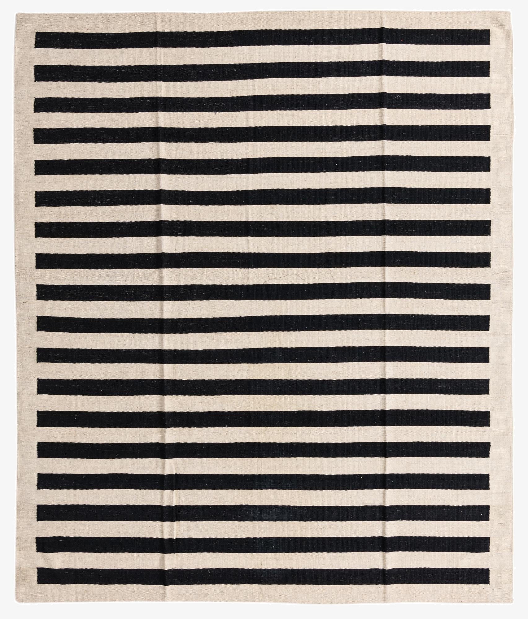 8' 2 x 9' 8  Hand Woven Kilim Modern Wool Rug