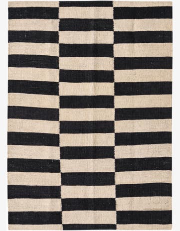2' 8 x 3' 9 Hand Woven Kilim Modern Wool Rug