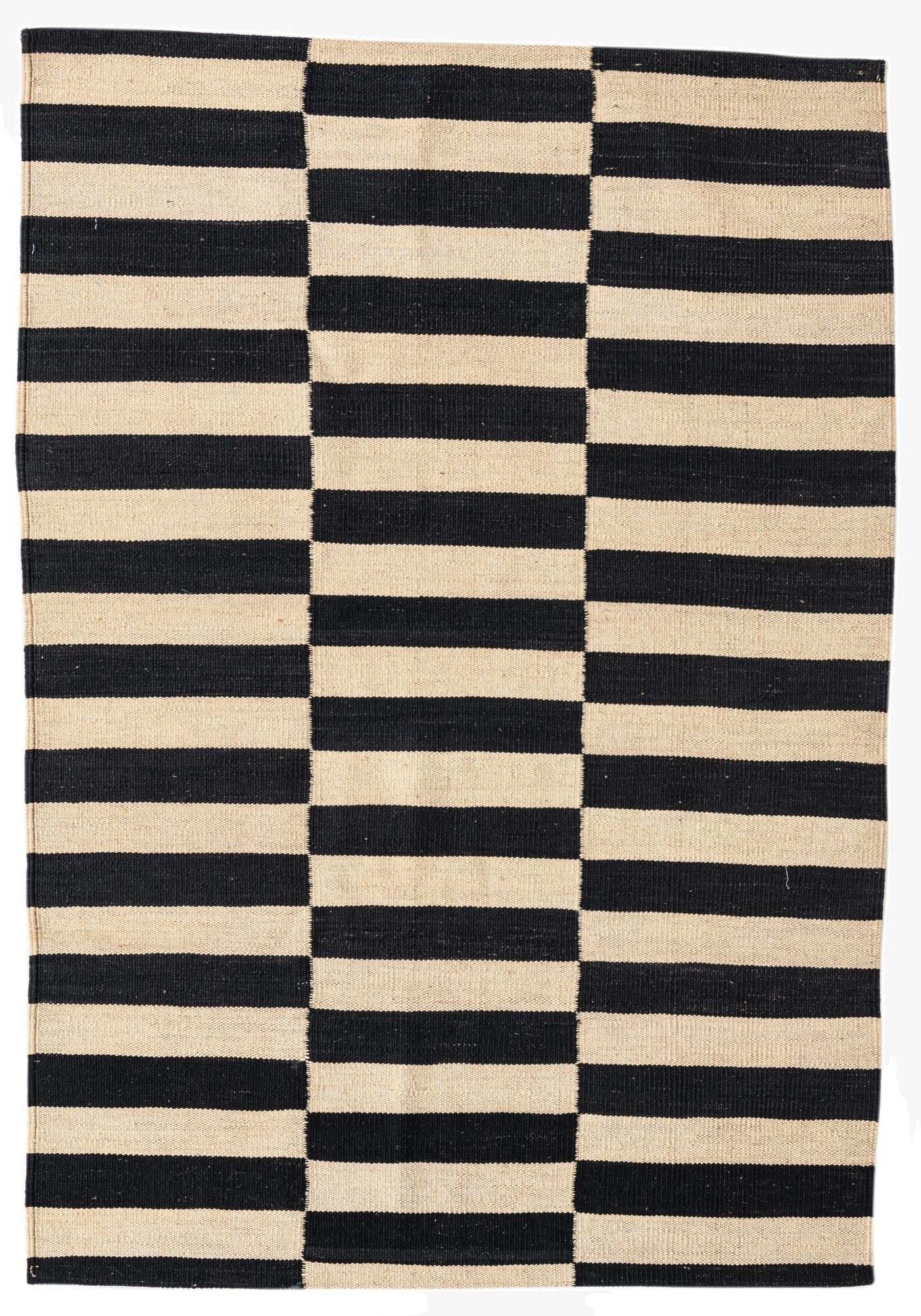 3' 2 x 4' 9  Hand Woven Kilim Modern Wool Rug