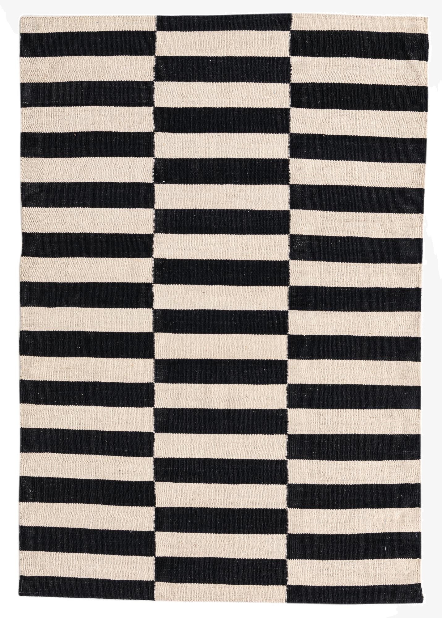 3' 4 x 4' 10  Hand Woven Kilim Modern Wool Rug