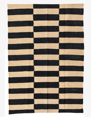 2' 9 x 3' 11 Hand Woven Kilim Modern Wool Rug