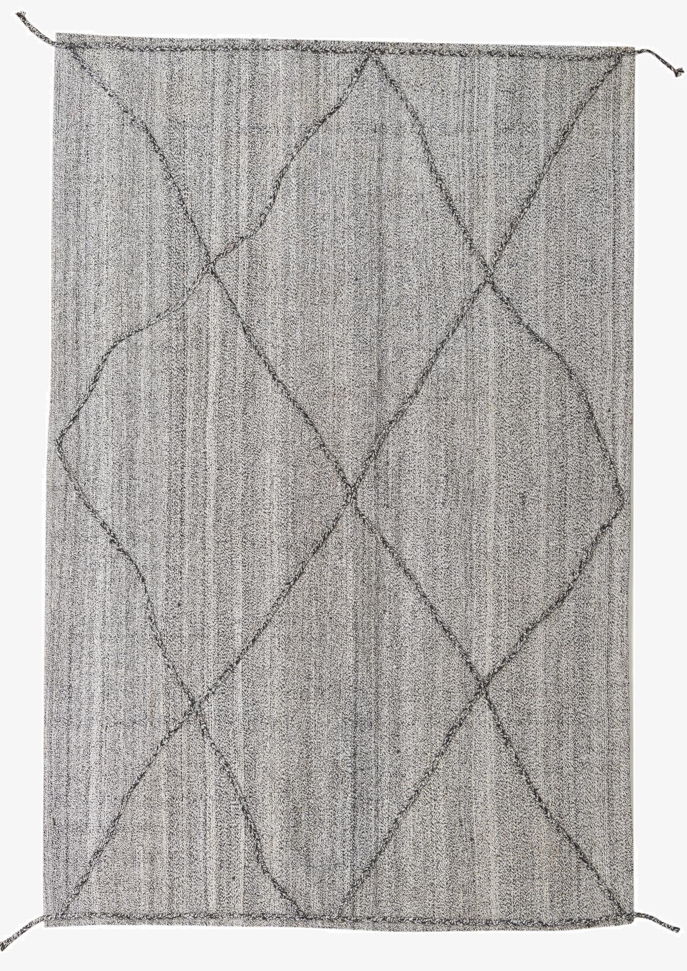6' 6 x 10'  Hand Woven Kilim Modern Wool Rug