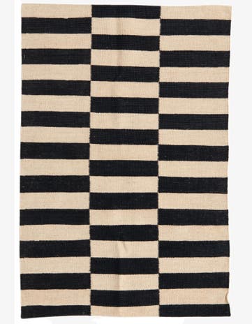 2' 7 x 3' 10 Hand Woven Kilim Modern Wool Rug