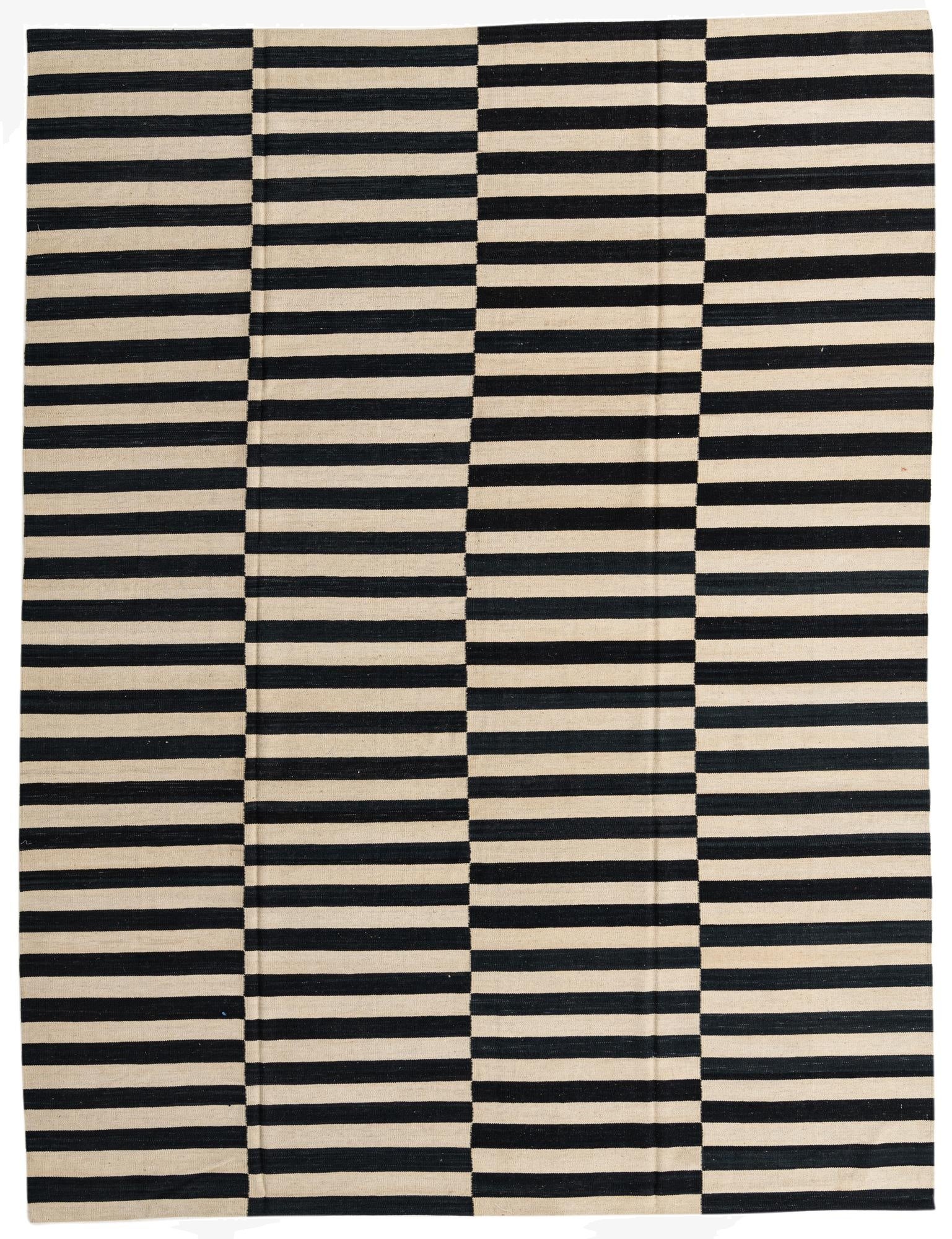 8' 7 x 11' 3  Hand Woven Kilim Modern Wool Rug