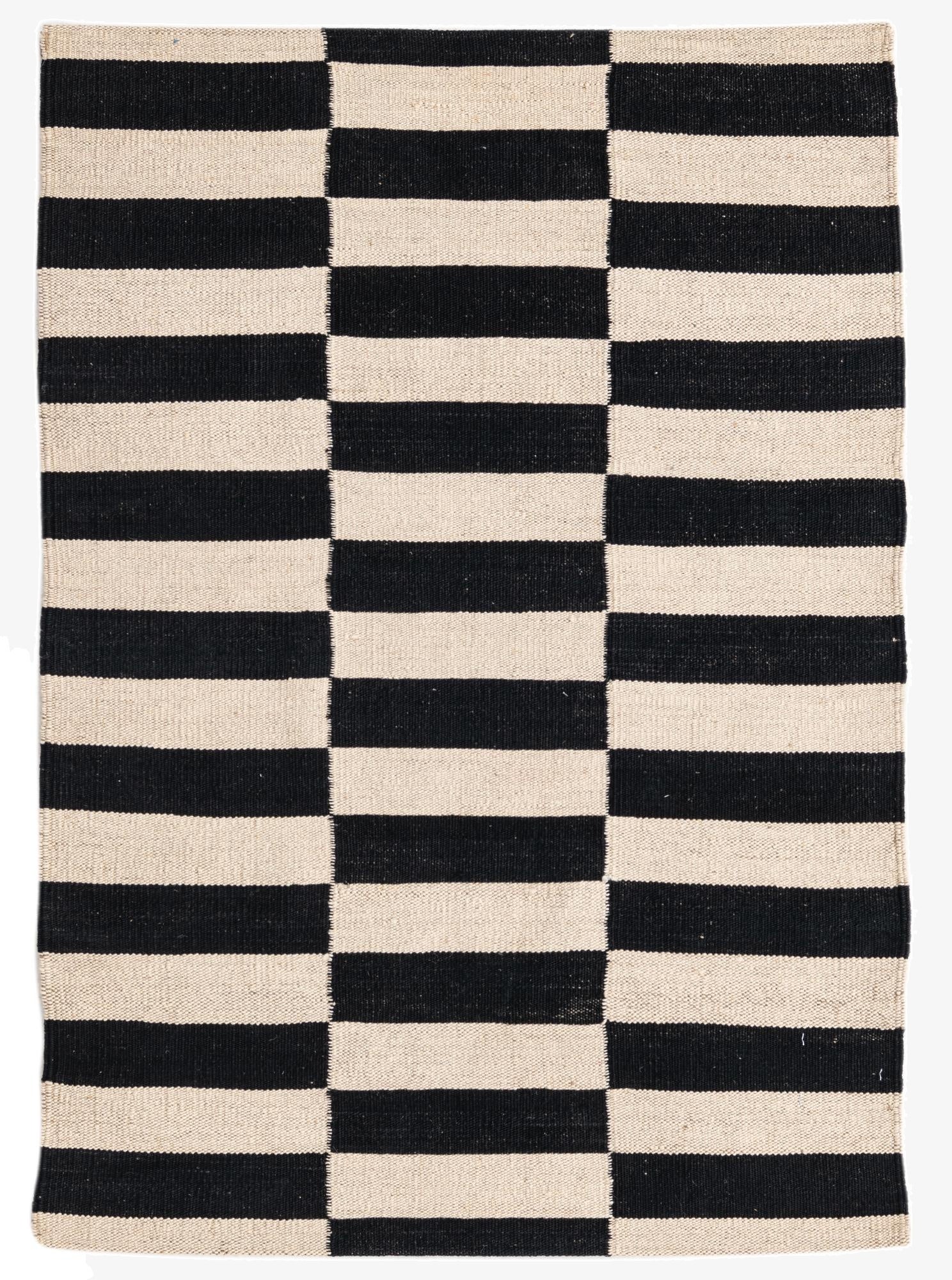2' 8 x 3' 10  Hand Woven Kilim Modern Wool Rug