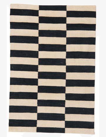 2' 8 x 3' 11 Hand Woven Kilim Modern Wool Rug