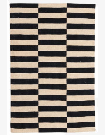 3' 2 x 5' 10 Hand Woven Kilim Modern Wool Rug