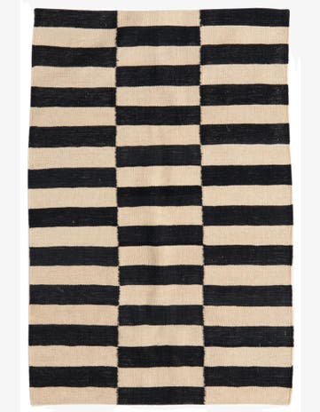 2' 8 x 4' Hand Woven Kilim Modern Wool Rug