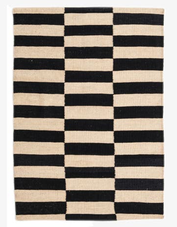 2' 7 x 3' 9 Hand Woven Kilim Modern Wool Rug