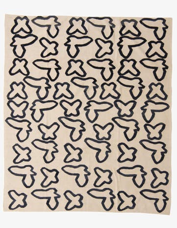 8' 3 x 9' 7 Hand Woven Kilim Modern Wool Rug